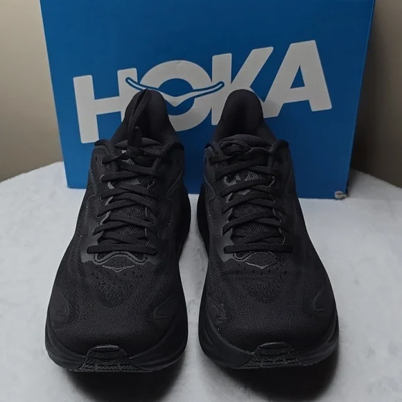 NIB Mens Clifton 10 Black/Black Sz 9D - Picture 2 of 8